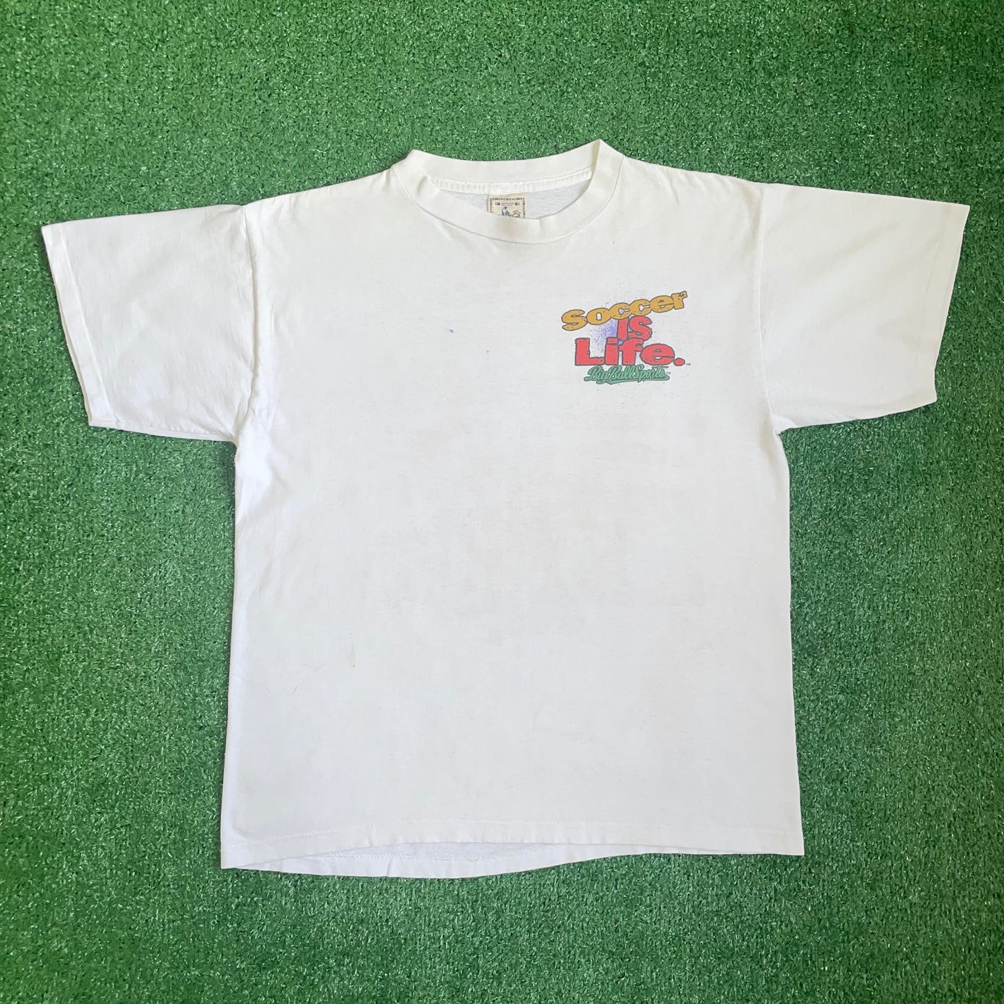 Vintage Big Ball Sports 'Soccer is Life' t-shirt - L