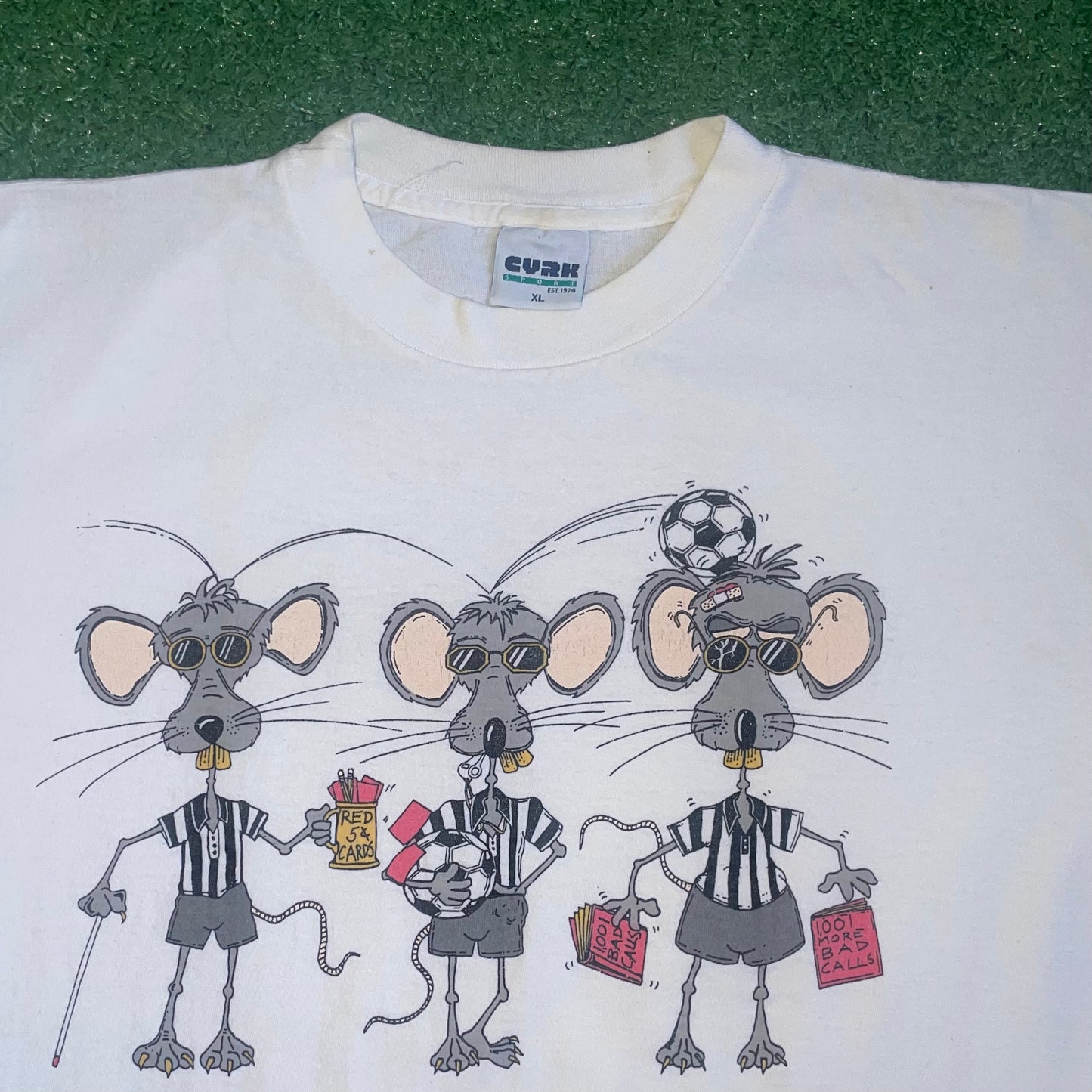 Vintage '3 Blind Refs' t-shirt - XL
