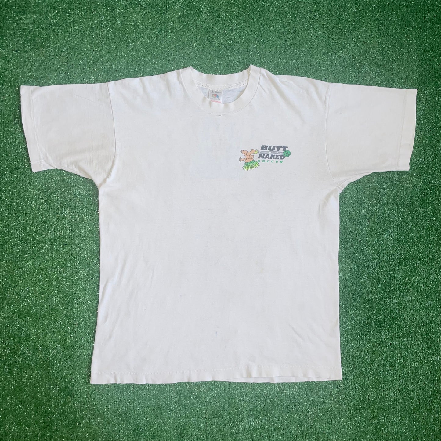 Vintage Butt Naked Soccer t-shirt - L