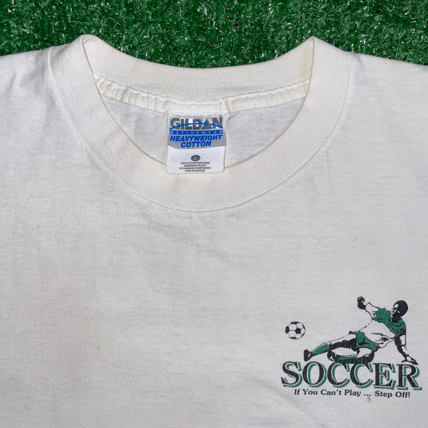 Vintage Mr Soccer Head t-shirt - L