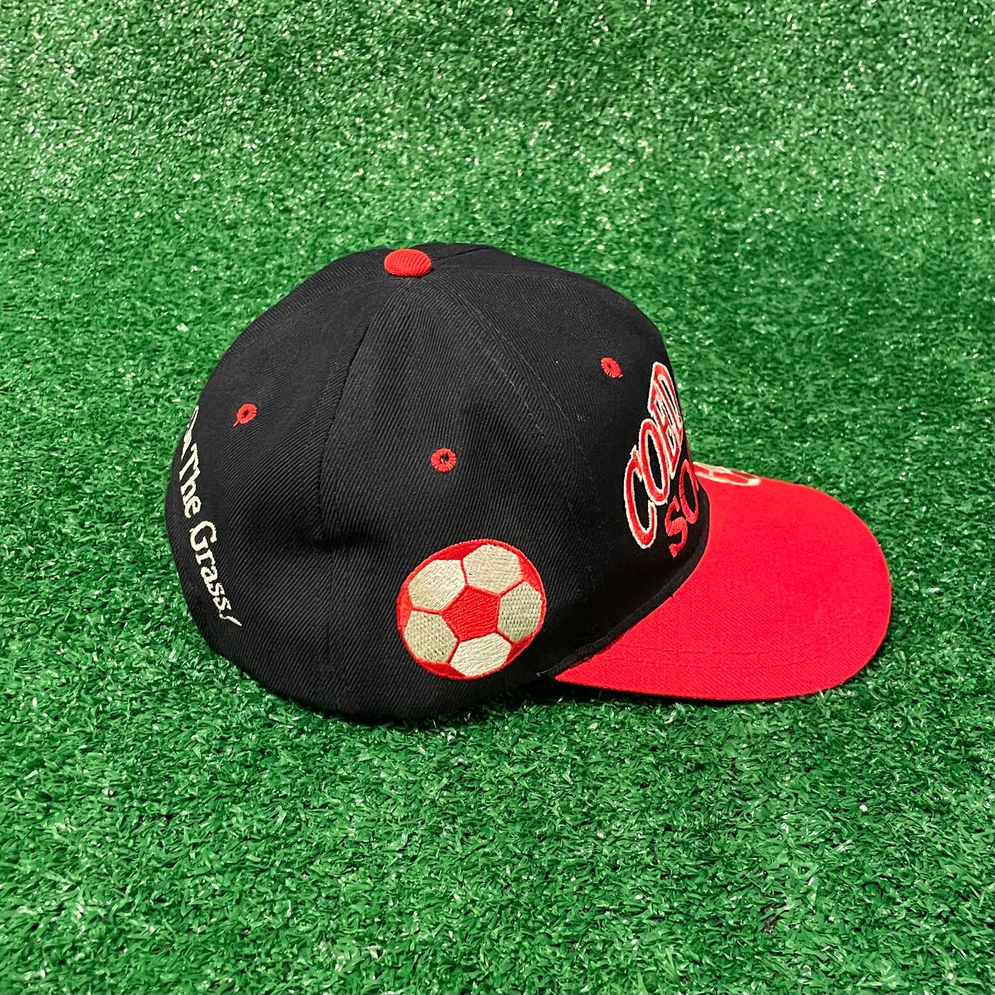 Vintage Coed Naked Soccer baseball cap