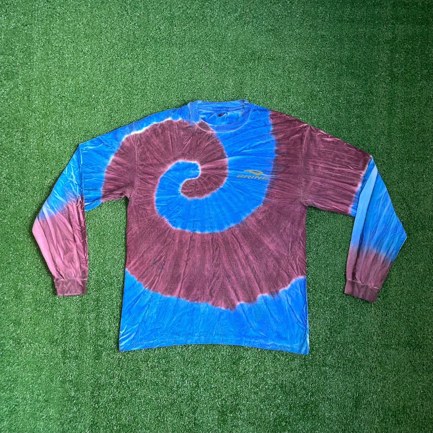 Vintage Brine 'Save This' long-sleeve tie-dye t-shirt - L