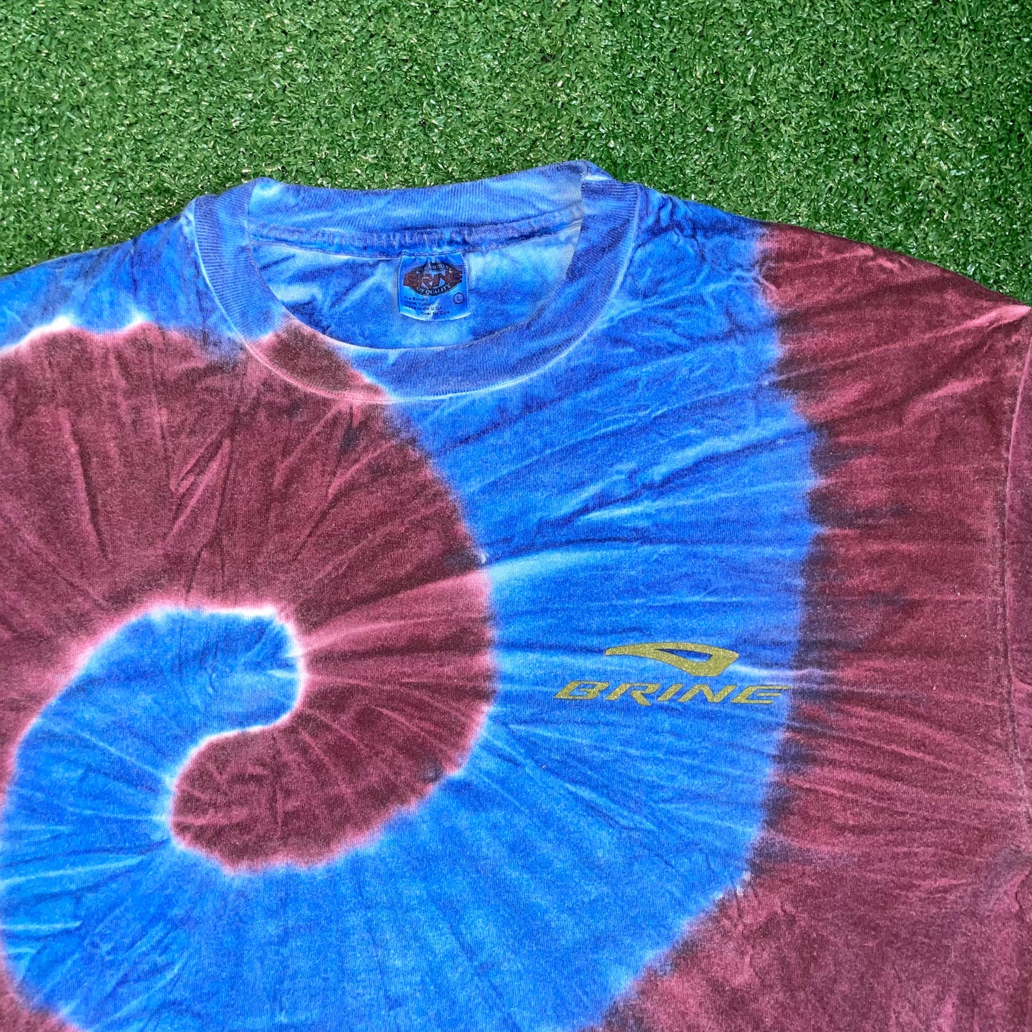 Vintage Brine 'Save This' long-sleeve tie-dye t-shirt - L