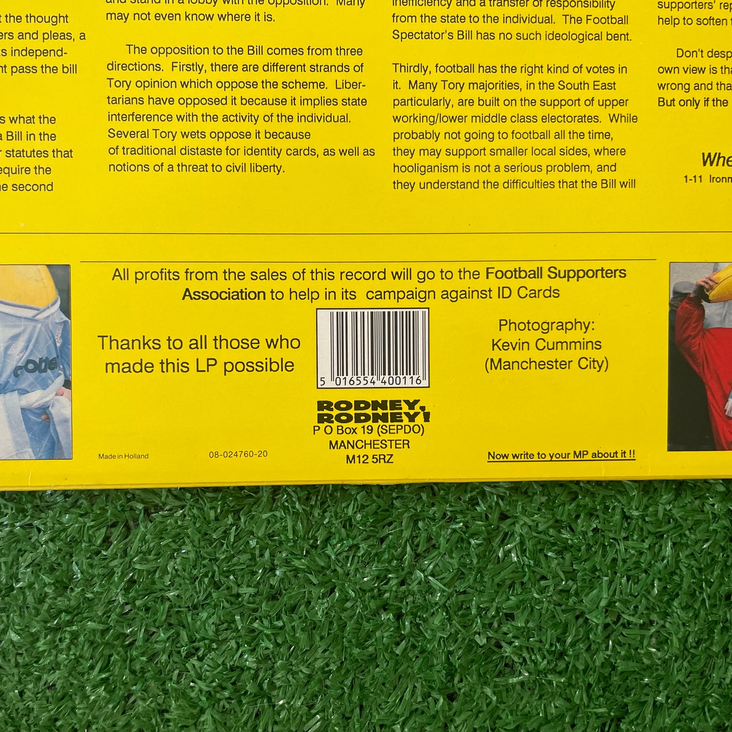 Bananas! 1989 protest LP against id cards for football fans