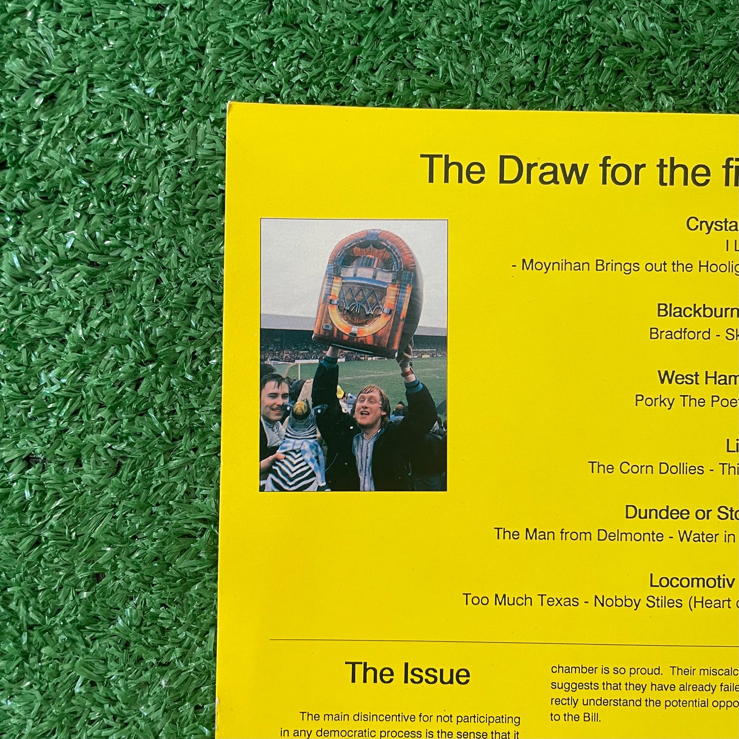Bananas! 1989 protest LP against id cards for football fans