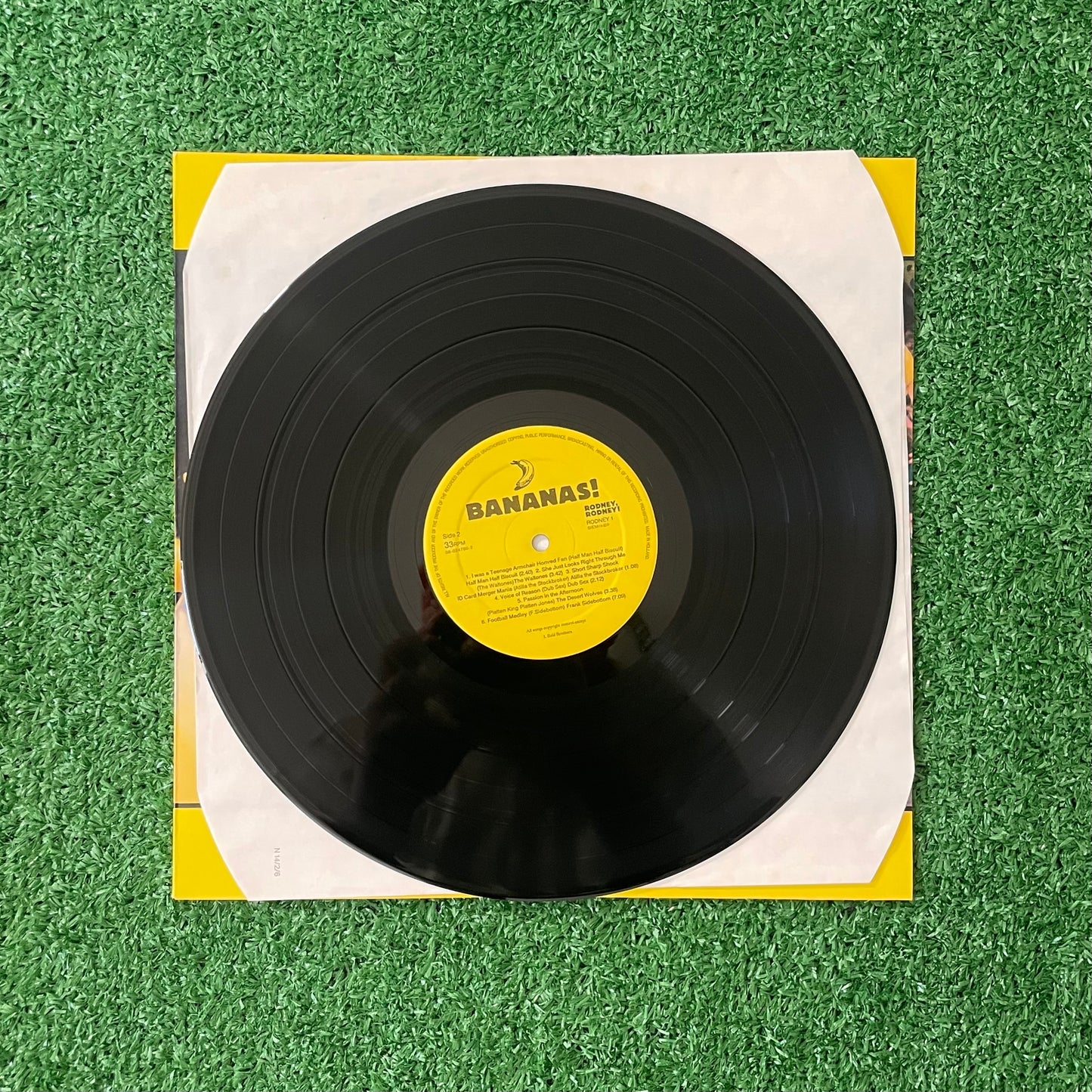 Bananas! 1989 protest LP against id cards for football fans