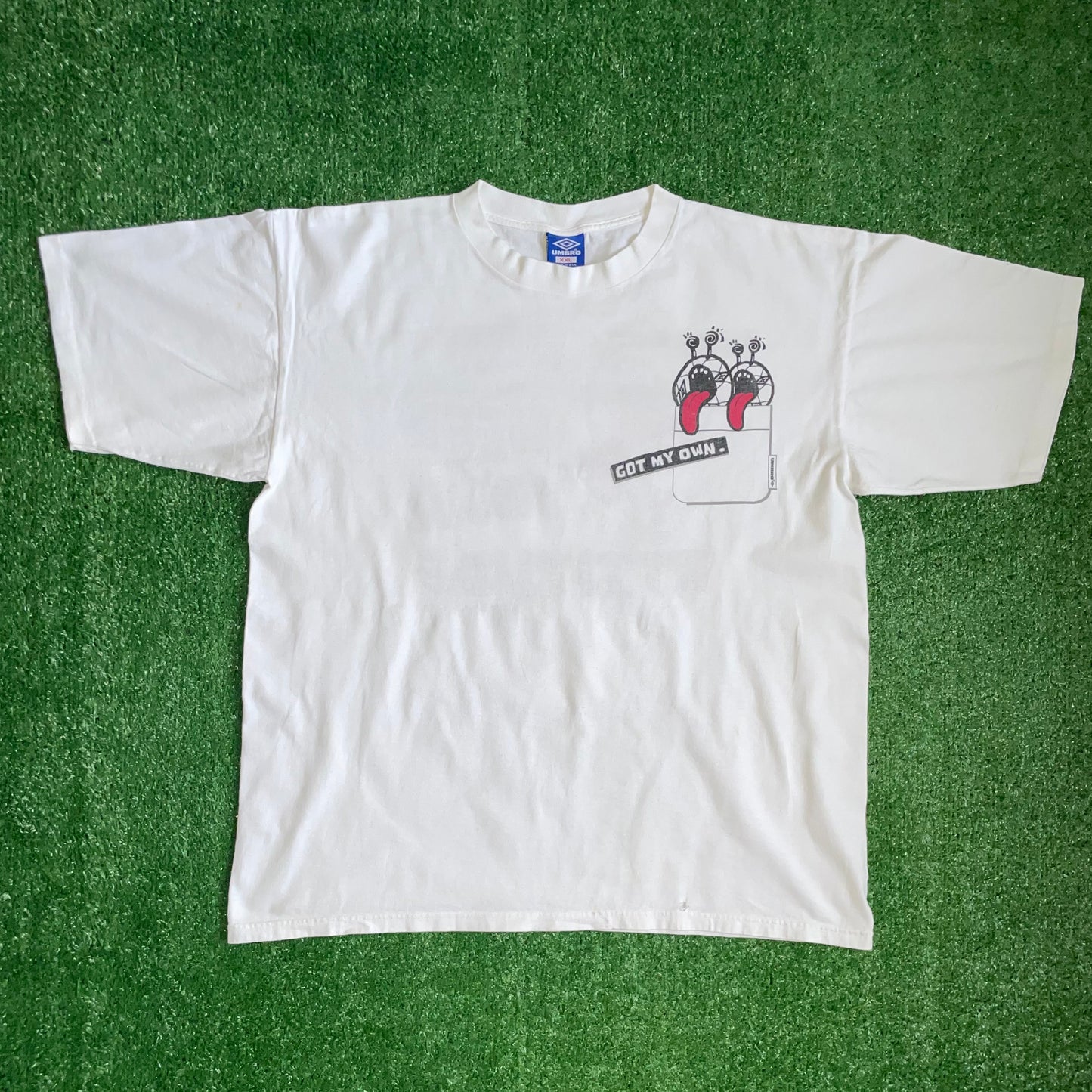 Vintage Umbro 'I Don't Need Your Attitude' t-shirt - XXL