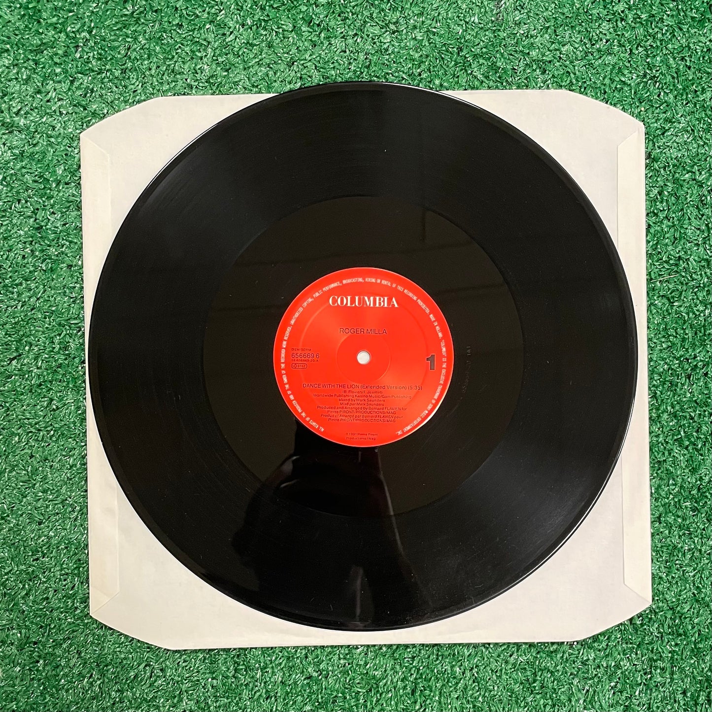 Roger Milla 'Dance With The Lion' 14" vinyl 1991