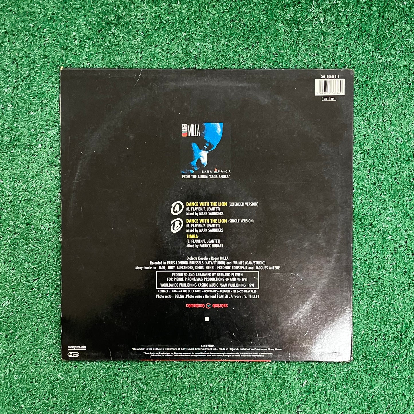 Roger Milla 'Dance With The Lion' 14" vinyl 1991