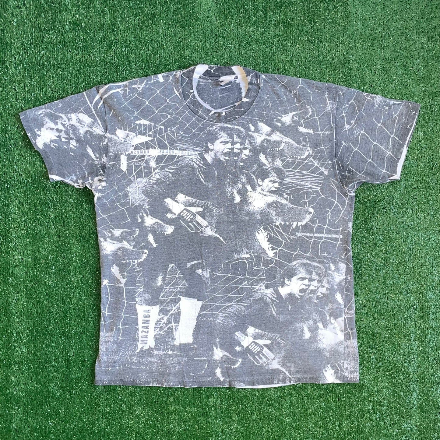 Vintage Mazamba All Over Print Keeper t-shirt - L/XL