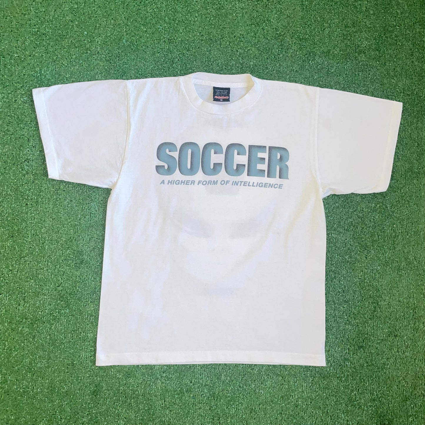 Vintage Big Ball Sports Alien t-shirt - L (White)