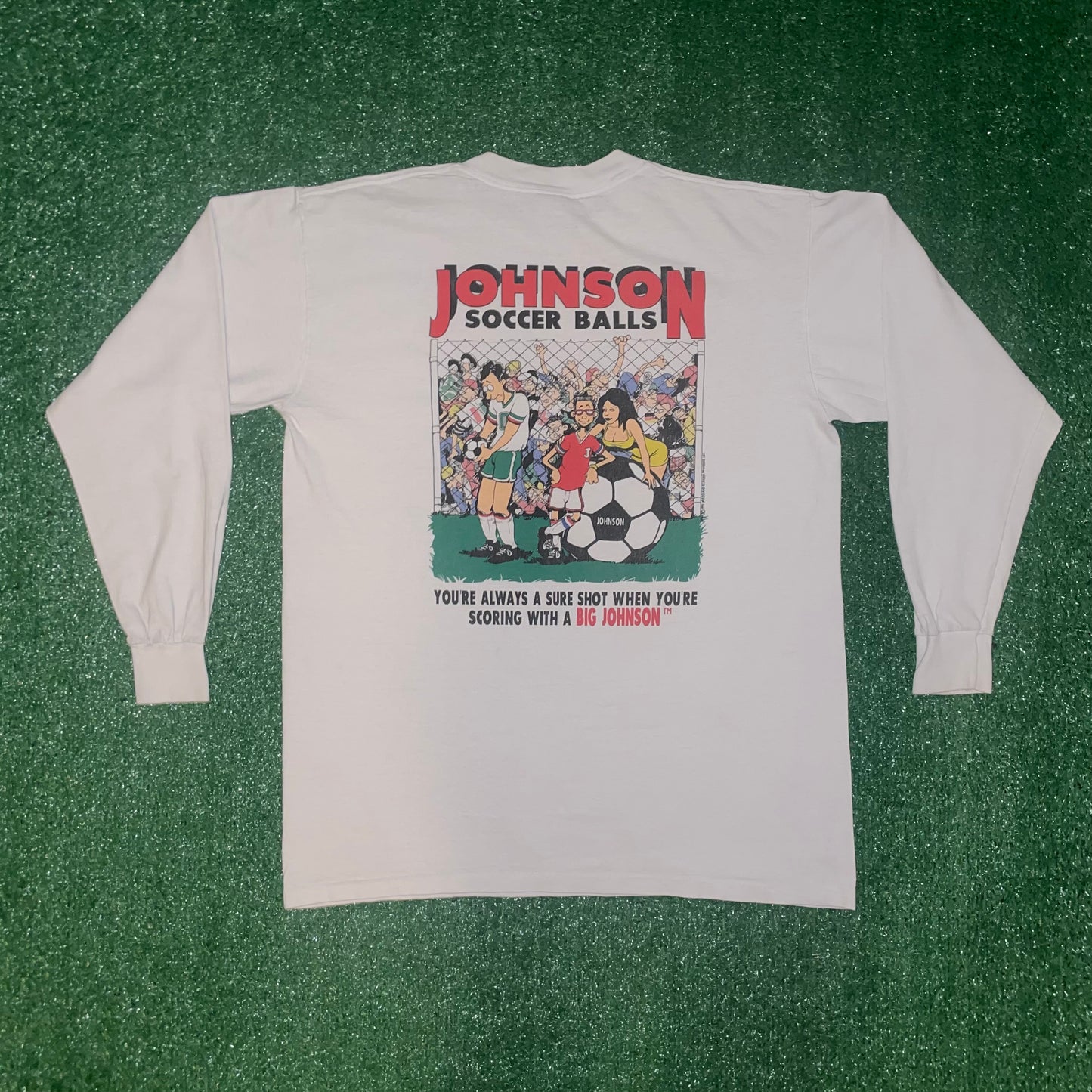 Vintage Big Johnson long-sleeve t-shirt - XL