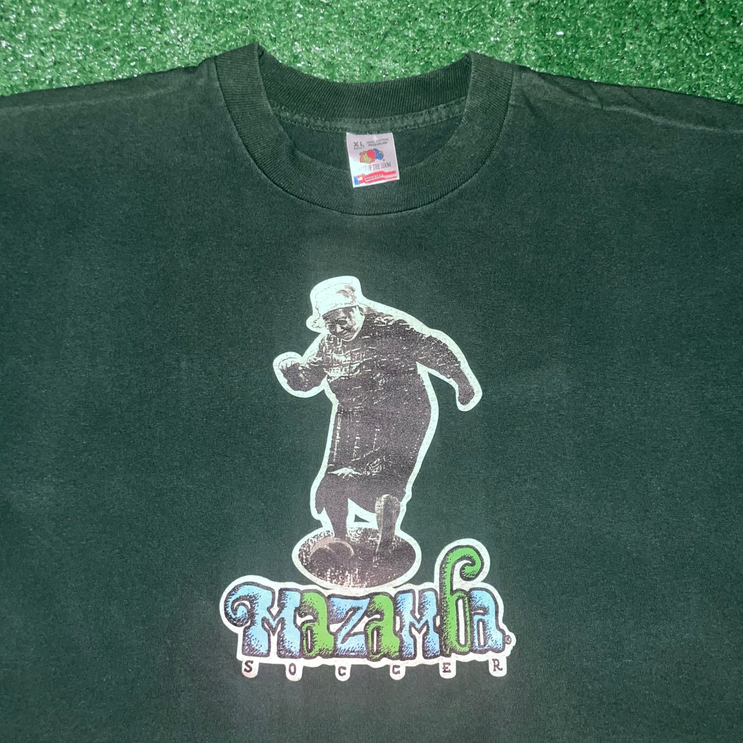 Vintage Mazamba 'Soccer Gran' t-shirt - XL