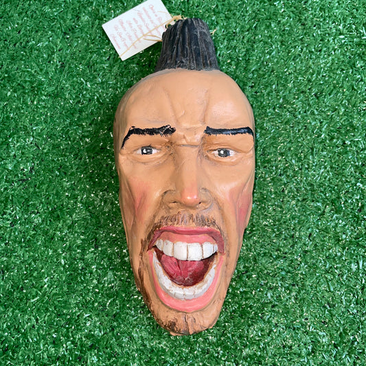 Terracotta Marek Hamsik wall hanging mask