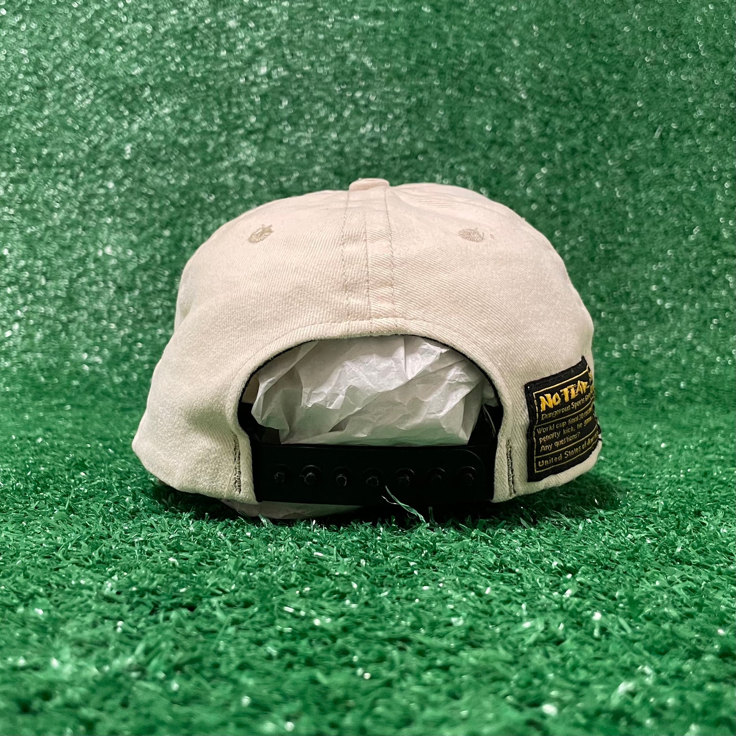 Vintage No Fear cream baseball cap