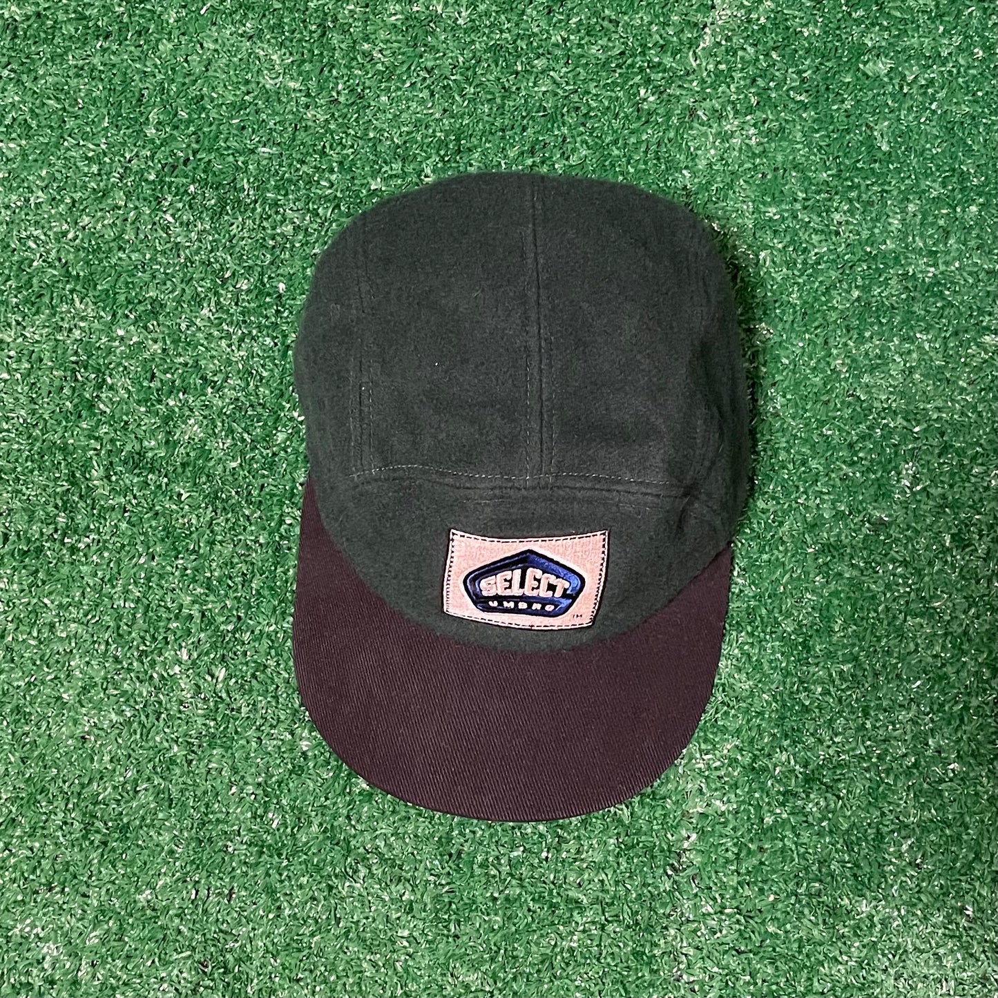 Vintage Umbro Select green wool baseball cap