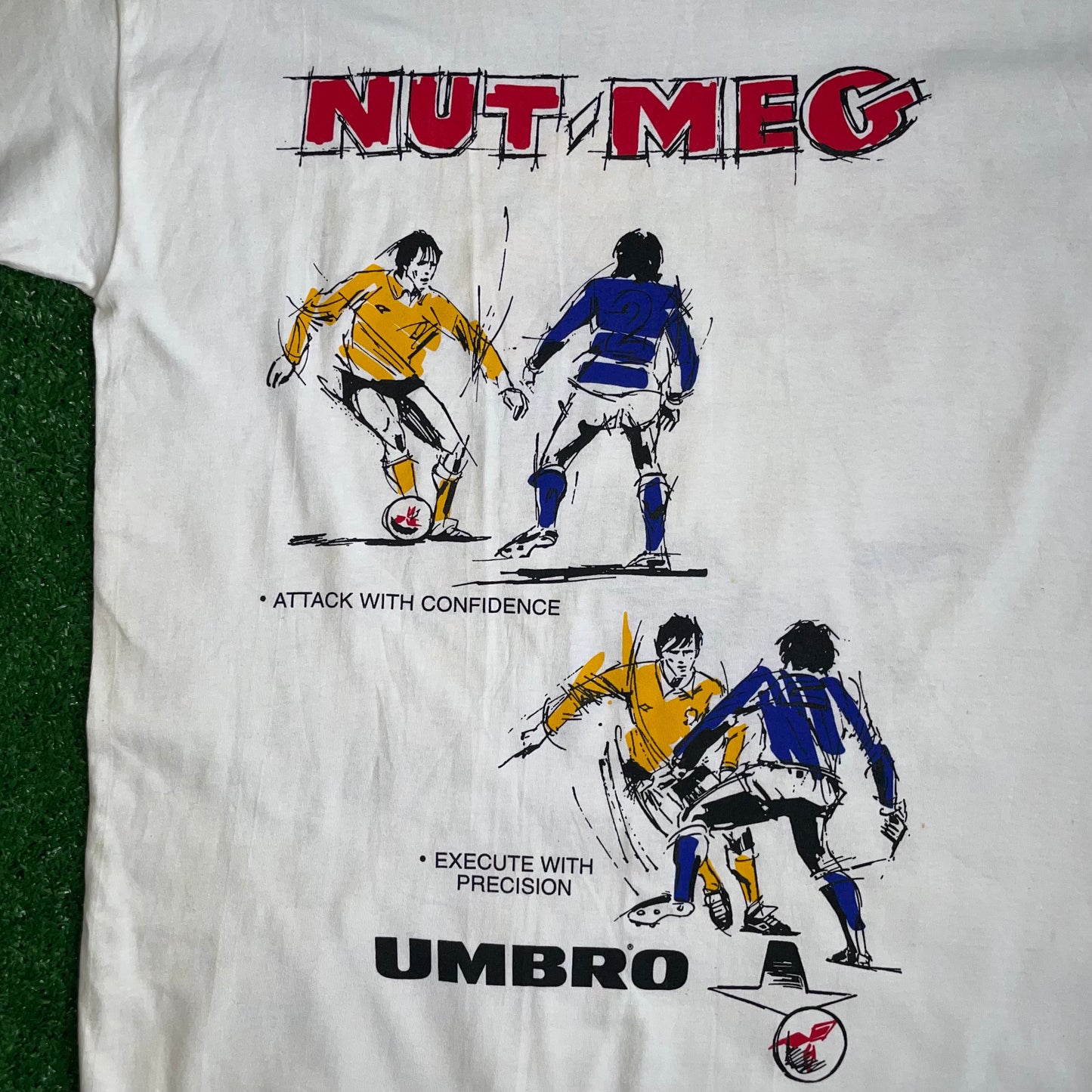 Vintage Umbro x Paul Trevillion 'Nutmeg' t-shirt - L