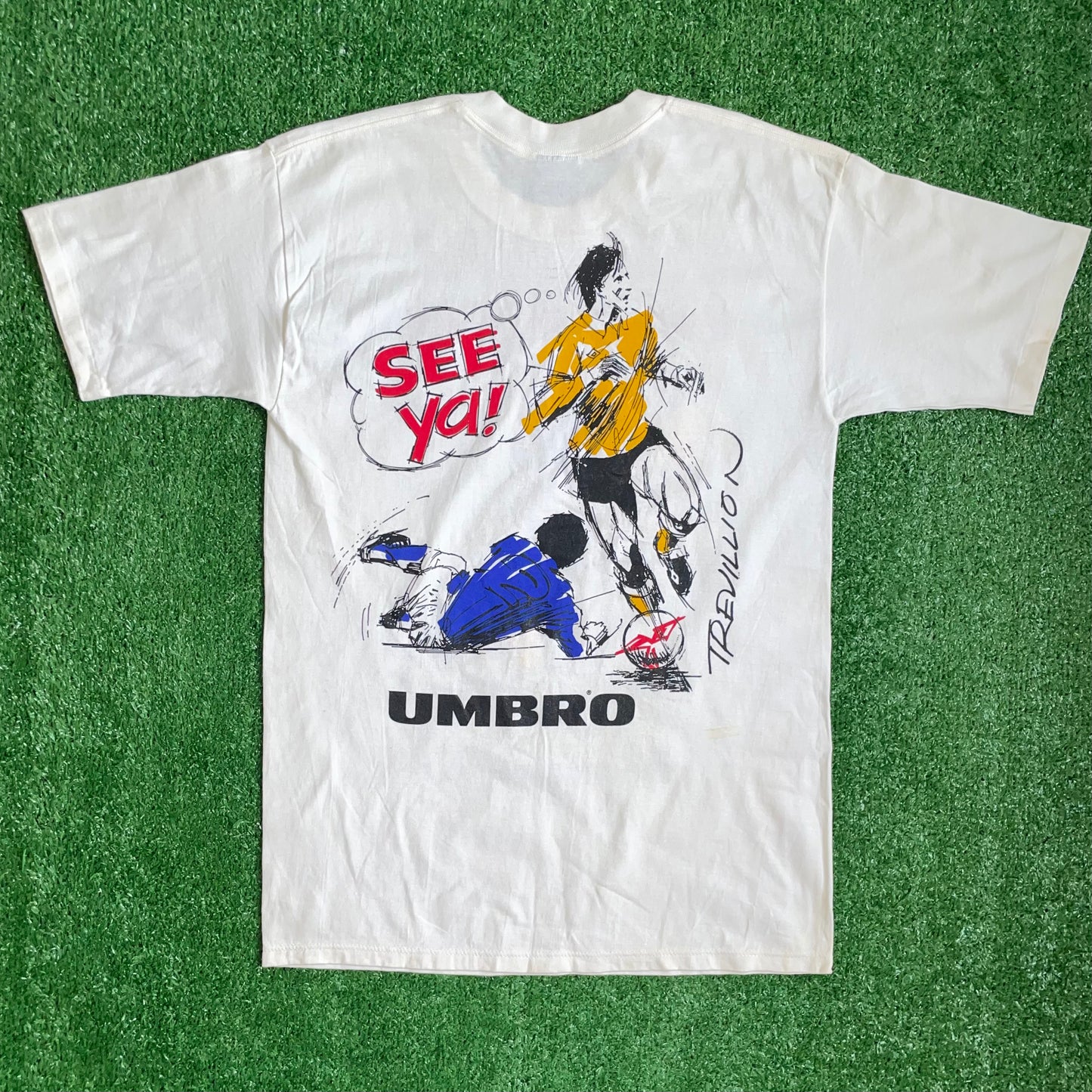 Vintage Umbro x Paul Trevillion 'Nutmeg' t-shirt - L