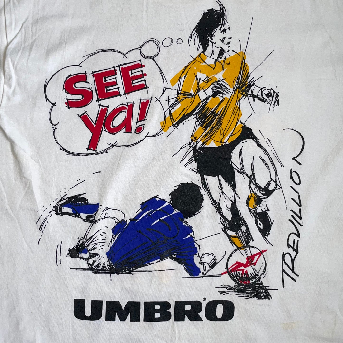 Vintage Umbro x Paul Trevillion 'Nutmeg' t-shirt - L