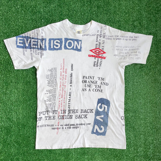 Vintage Umbro 'Definitions & Explanations' t-shirt - L