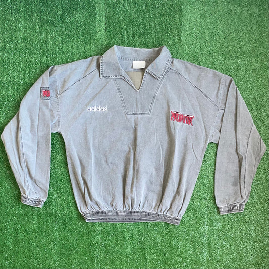 Vintage Adidas Predator drill top - M/L